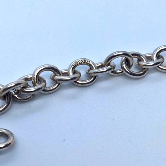 Tiffany & Co. 1837 Interlocking Circles Chain Link Bracelet. - Picture 7 of 7